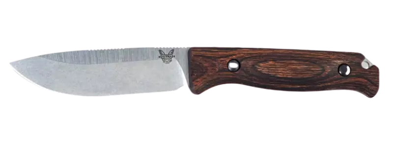 Benchmade Saddle Mountain Skinner Wood Hunting Knife