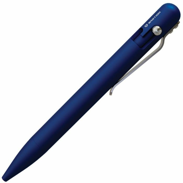 Bastion Bolt Action Pen - Blue Aluminum